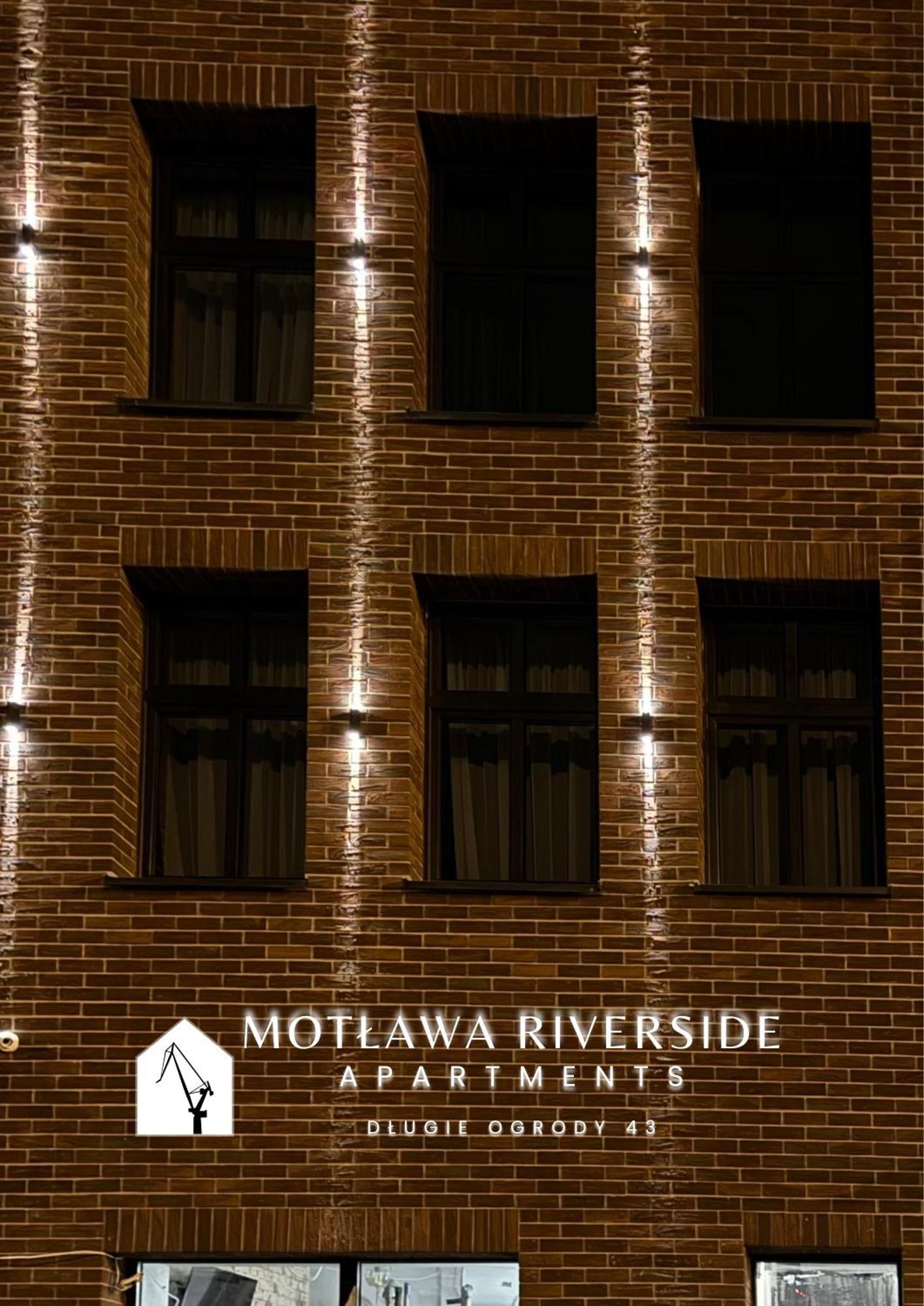 Motlawa Riverside Apartments - Boutique Stay In Gdańsk Exteriör bild