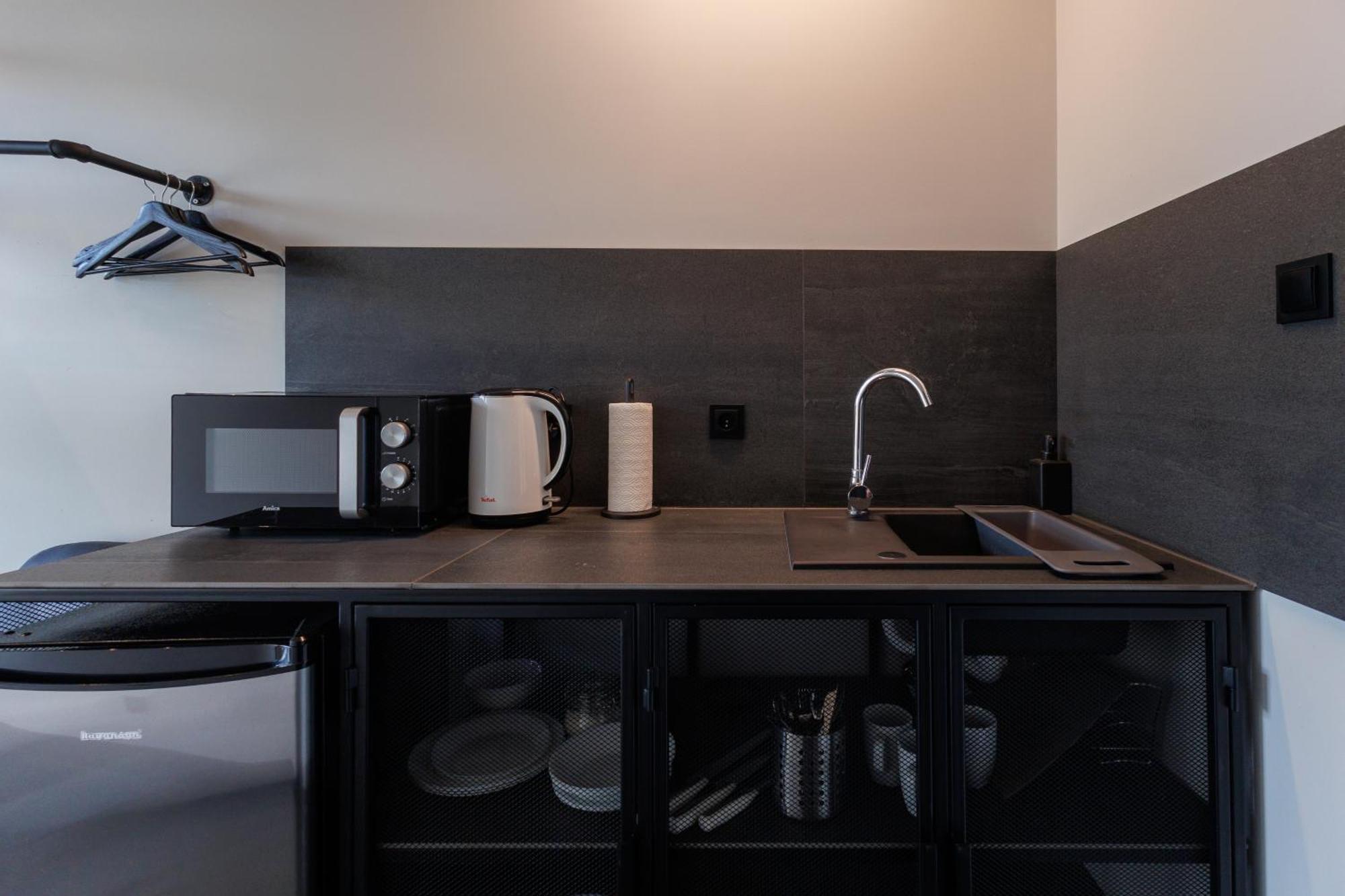 Motlawa Riverside Apartments - Boutique Stay In Gdańsk Rum bild