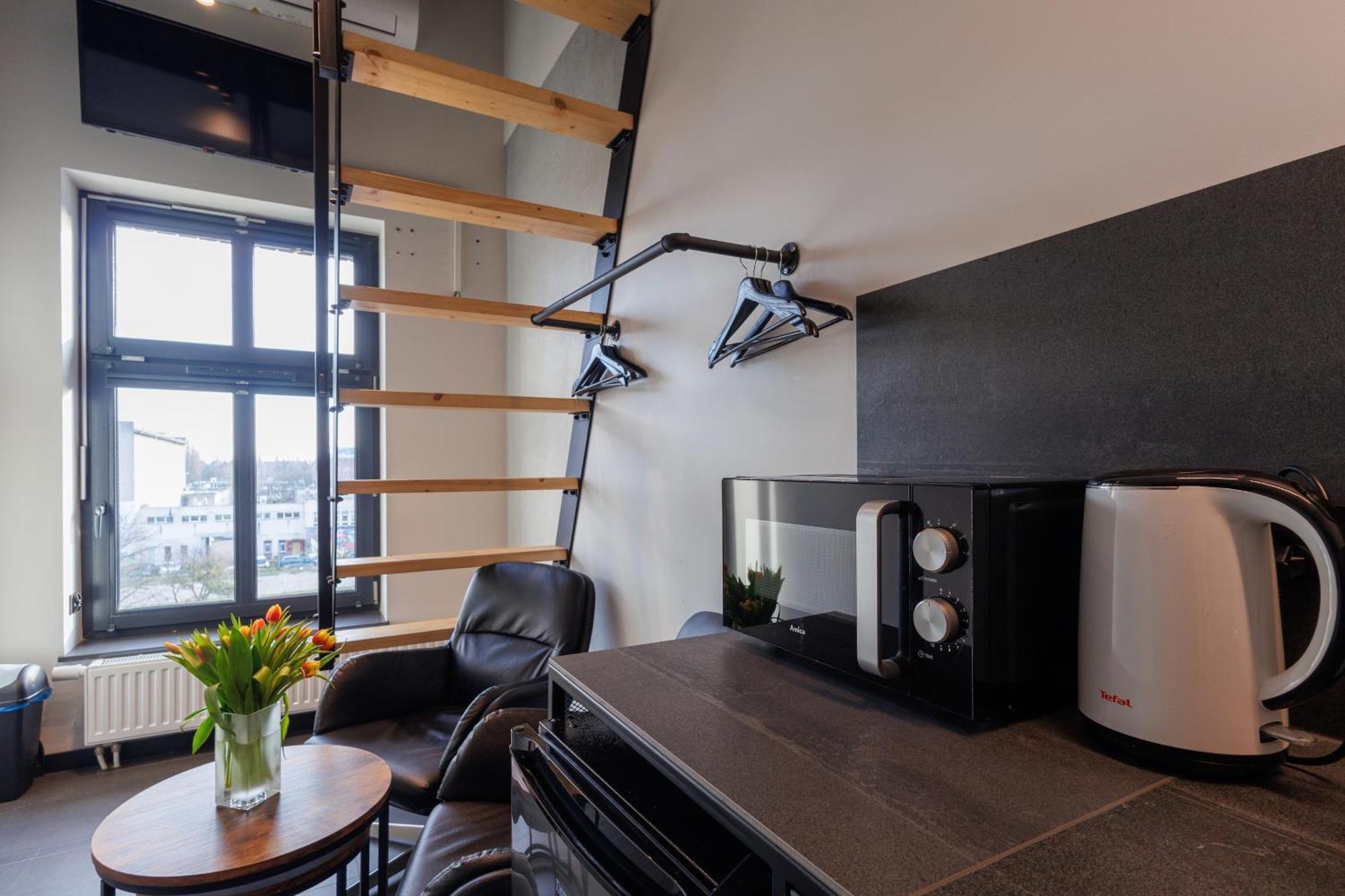 Motlawa Riverside Apartments - Boutique Stay In Gdańsk Rum bild